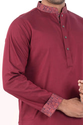 Men Panjabi (Maroon)